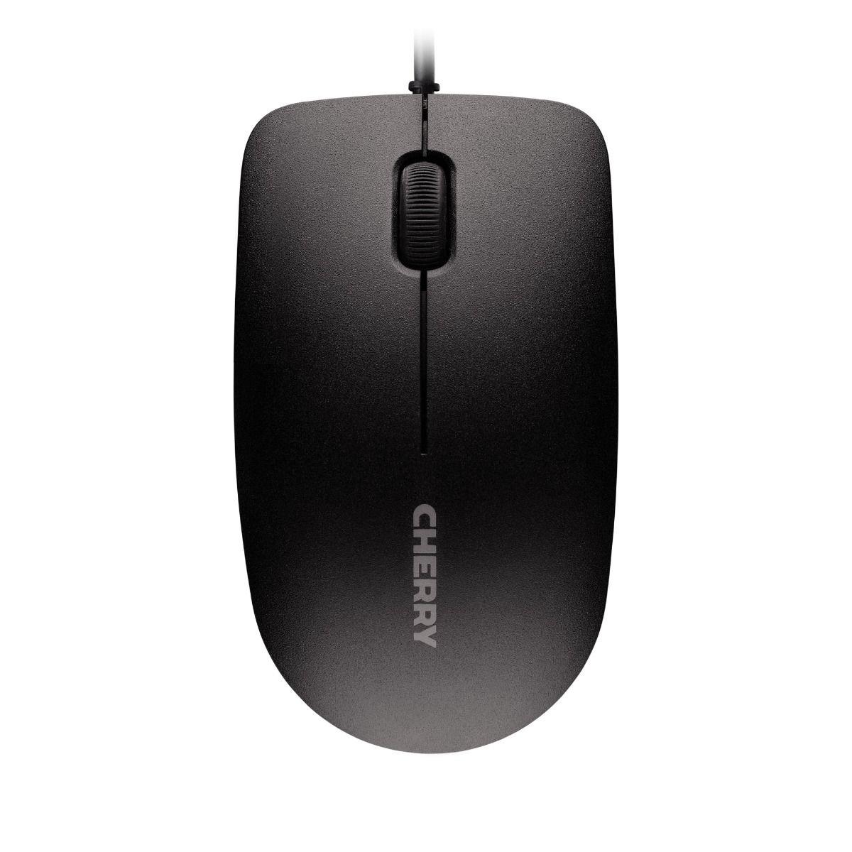 CHERRY DC 2000 Desktop - Keyboard and Mouse - Corded USB - Black - Qwerty US/Int'l