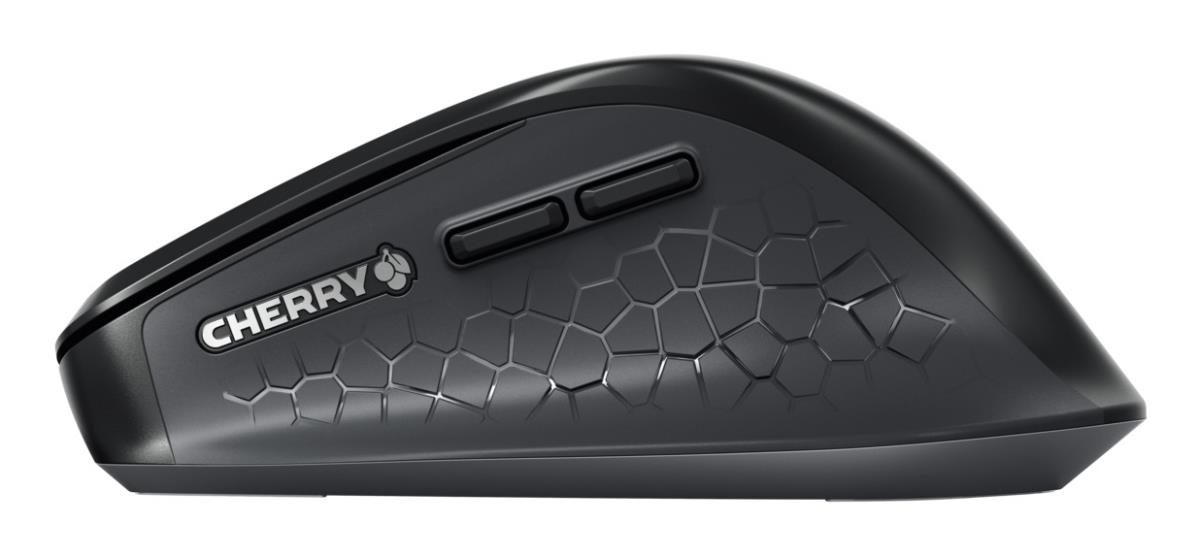 CHERRY STREAM MOUSE COMFORT - Ergonomic 6 Button with Wheel - Wireless - Black