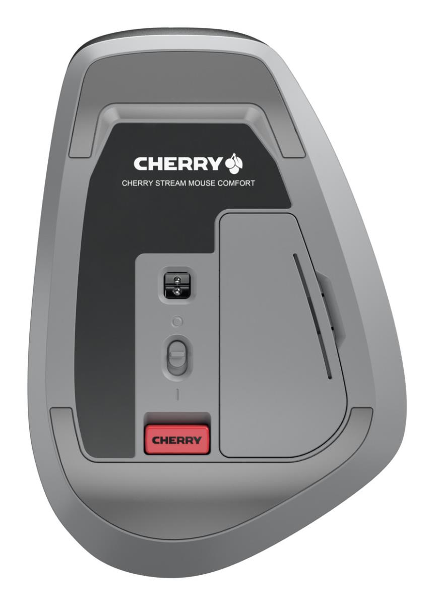 CHERRY STREAM MOUSE COMFORT - Ergonomic 6 Button with Wheel - Wireless - Black