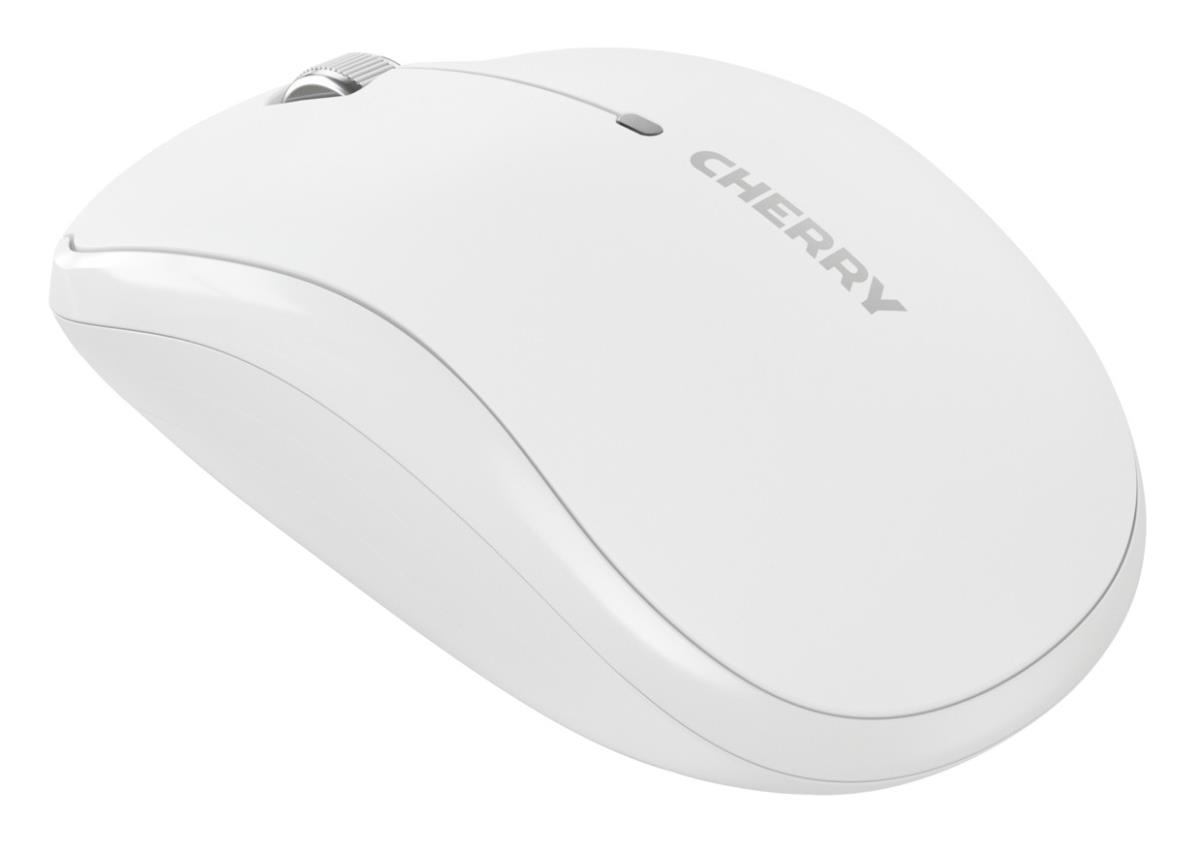 CHERRY Wireless MW 2200 Mouse - 3 Button with Wheel - Optical - RF - White