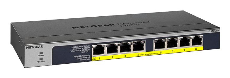 NETGEAR GS108PP Unmanaged Gigabit Switch