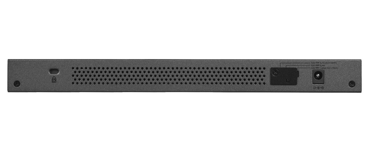 NETGEAR Unmanaged Switch PoE+ GS116LP 16-Port GbE with FlexPoE (76W)