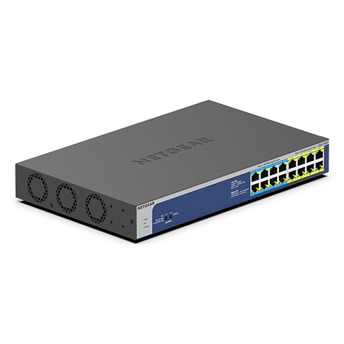 NETGEAR GS516UP Gigabit Unmanaged Switch 16-Port, High-Power PoE+/8-Ports PoE++ 380W