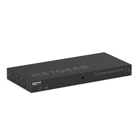 NETGEAR GSM4212PX - M4250-10G2XF-PoE+ AV Line Managed Switch 2x1G 2xSFP+ and 8x1G PoE+ 240W