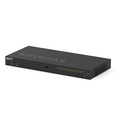 NETGEAR GSM4212PX - M4250-10G2XF-PoE+ AV Line Managed Switch 2x1G 2xSFP+ and 8x1G PoE+ 240W
