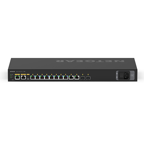 NETGEAR GSM4212P - M4250-10G2F-PoE+ AV Line Managed Switch 2x1G 2xSFP+ and 8x1G PoE+ 125W