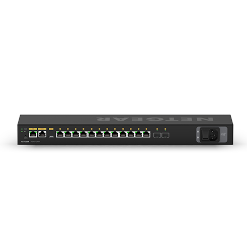 NETGEAR Managed AV Line Switch M4250-12M2XF (MSM4214X) 14 Port - 12x2.5G and 2xSFP+