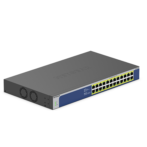 NETGEAR GS524PP Gigabit Unmanaged Switch 24-Port High-Power PoE+ 300W