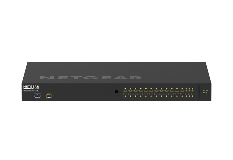 NETGEAR GSM4230P - M4250-26G4F-PoE+ AV Line Managed Switch 2x1G and 4xSFP, 24x1G PoE+ 300W