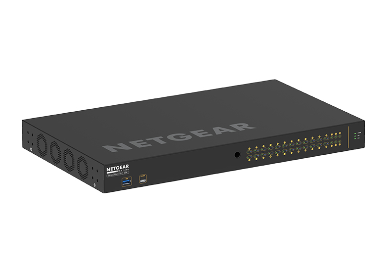 NETGEAR GSM4230P - M4250-26G4F-PoE+ AV Line Managed Switch 2x1G and 4xSFP, 24x1G PoE+ 300W