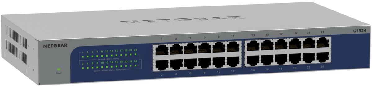 NETGEAR JGS524v3 - Gigabit Unmanaged Switch 24-Port