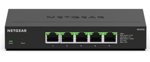 NETGEAR MS305E Multi-Gigabit 2.5G Ethernet Plus Switch 5-Port
