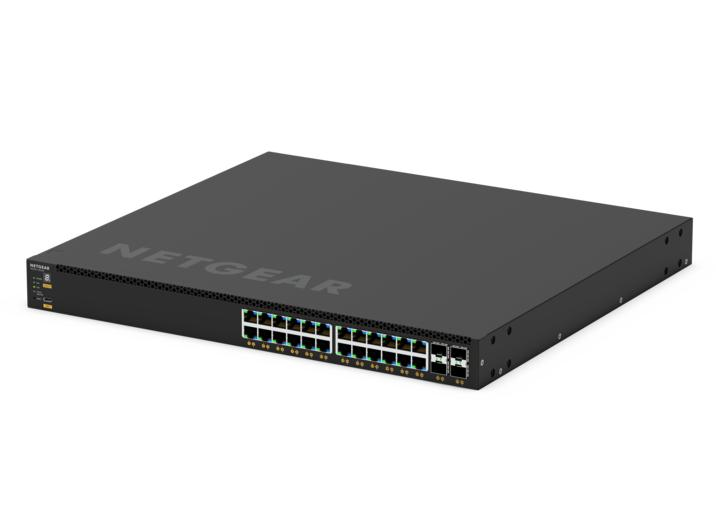 NETGEAR GSM4328 - M4350-24G4XF Fully Managed Switch with 24x1G PoE+ (648W Base, up to 720W) and 4xSFP+