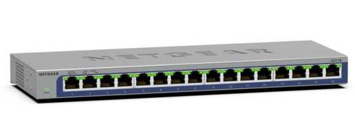 NETGEAR Unmanaged Switch GbE 16-Port