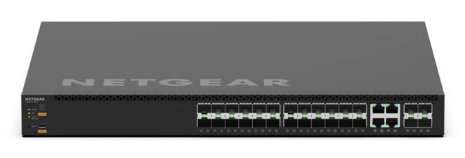 NETGEAR Managed Switch M4350-24F4X (MSM4328F) 28 Port - 24x1G/2.5G SFP and 4x10G Combo Copper / SFP+