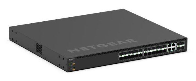 NETGEAR Managed Switch M4350-24F4X (MSM4328F) 28 Port - 24x1G/2.5G SFP and 4x10G Combo Copper / SFP+