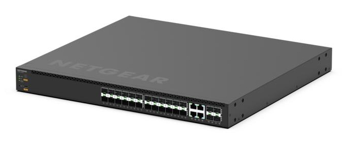 NETGEAR Managed Switch M4350-24F4X (MSM4328F) 28 Port - 24x1G/2.5G SFP and 4x10G Combo Copper / SFP+