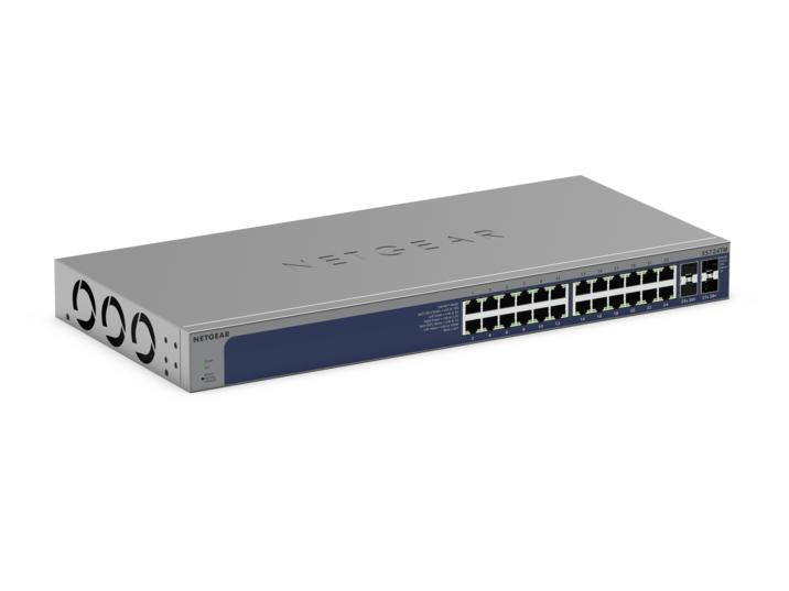NETGEAR Managed Easy Smart Switch XS724TM 24 Port - 10G/Multi-GbE with 4 SFP+ Ports
