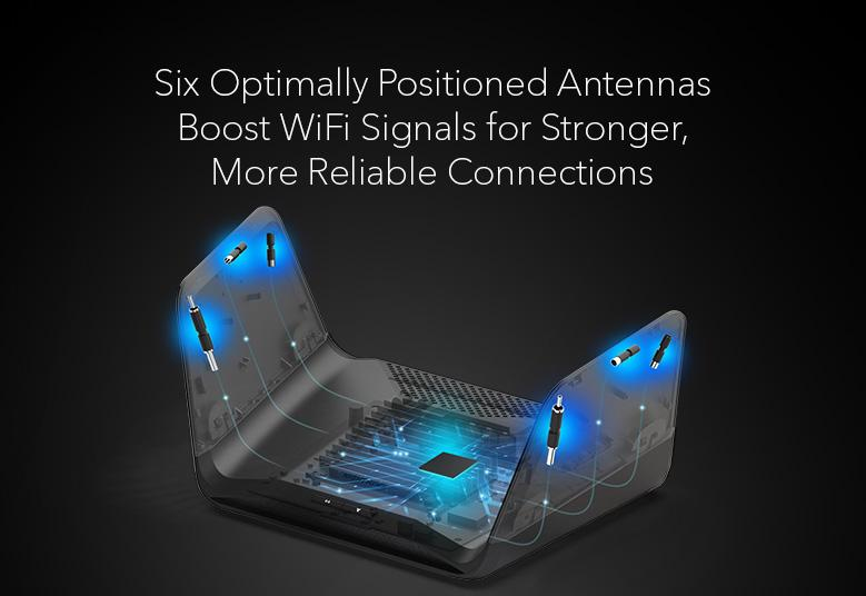 NETGEAR Nighthawk Tri-Band Wi-Fi 6E Router RAXE300 - 8 Stream AXE7800