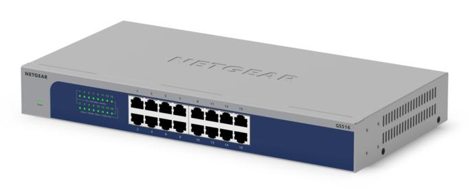 NETGEAR Unmanaged Switch GS516 16-Port GbE