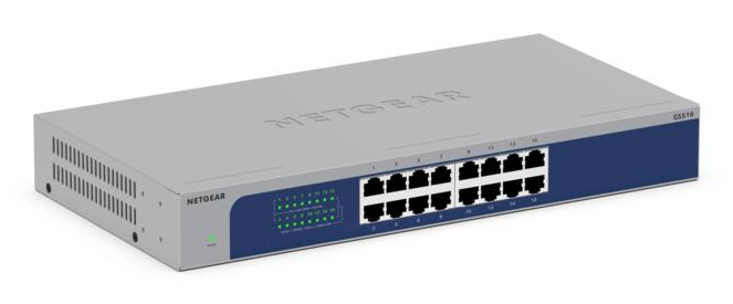 NETGEAR Unmanaged Switch GS516 16-Port GbE
