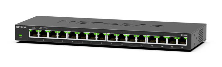 NETGEAR Unmanaged Essentials Switch GS316v3 - 8-Port GbE