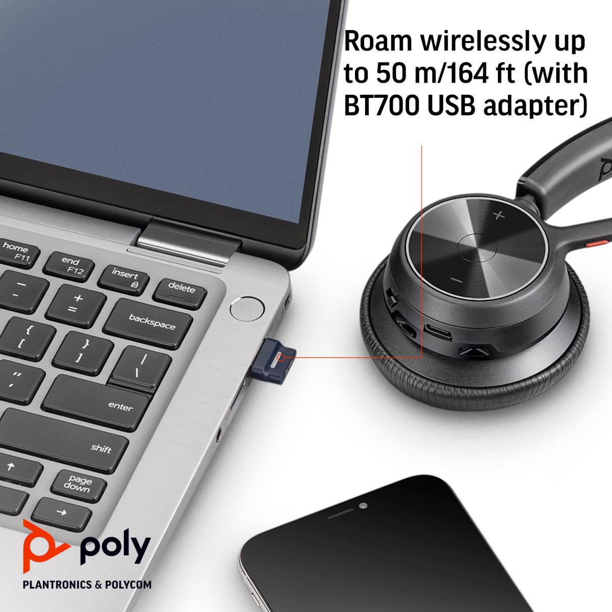 HP Headset Voyager 4310 Uc - Mono - USB-c Bluetooth With Charge Stand