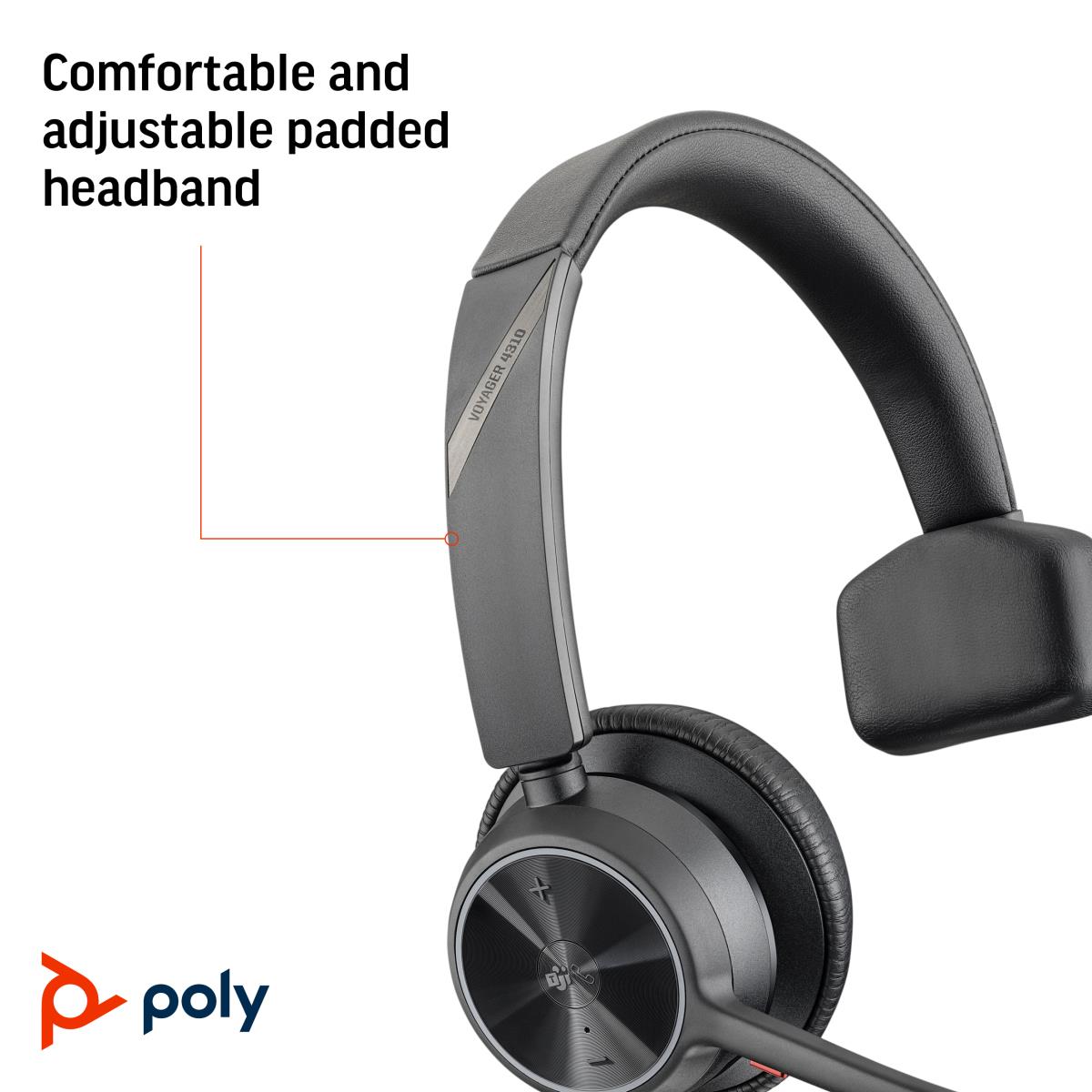 HP Headset Voyager 4310 Uc Microsoft - Mono - USB-c Bluetooth Without Charge Stand