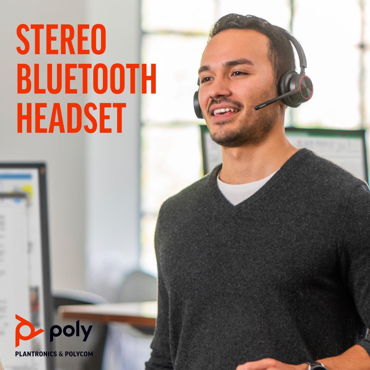 HP Headset Voyager 4320 Uc - Stereo - USB-a Bluetooth With Charge Stand