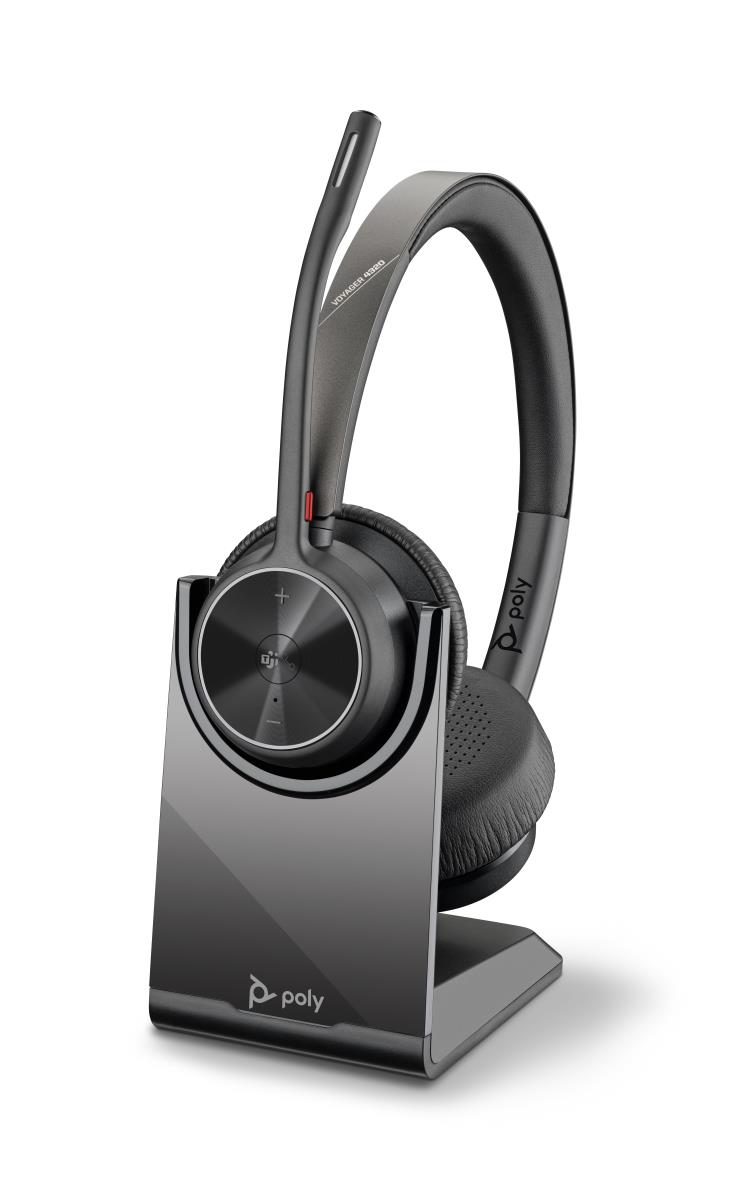 HP Headset Voyager 4320 Uc Microsoft - Stereo - USB-c Bluetooth With Charge Stand