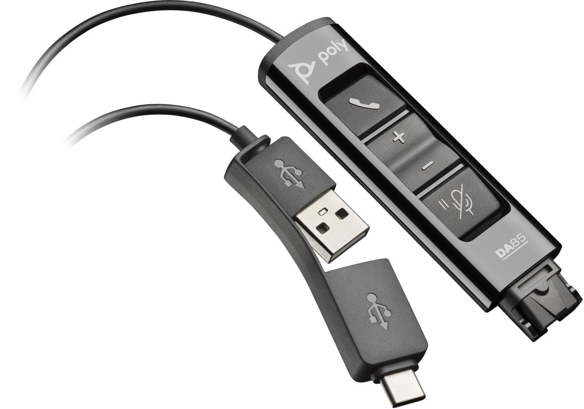 HP Da85 USB To QD Smart Digital Headset Adaptor With Controls