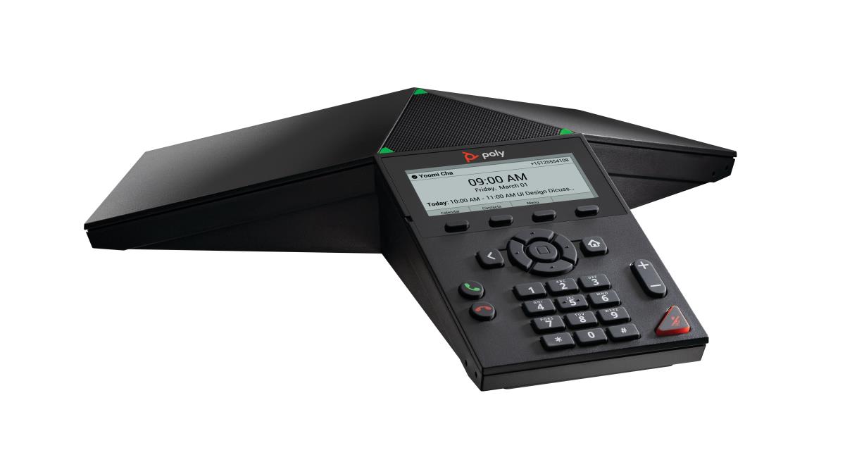 HP Trio 8300 Nr Open Sip Conference Phone 802.3af Poe