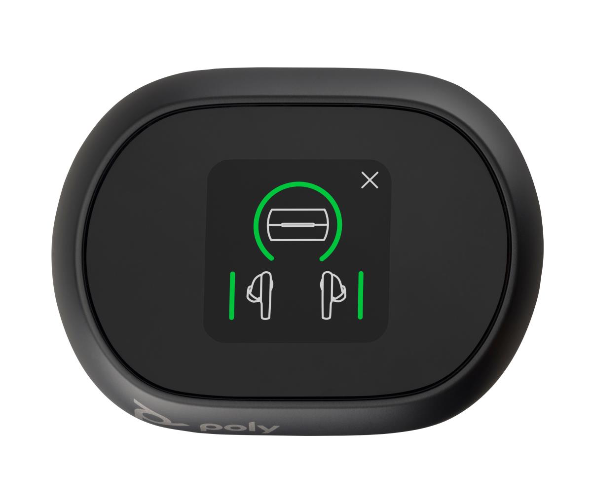 HP Voyager Free 60+ Uc Bluetooth Wireless Earbuds - Touchscreen Charge Case - USB-c - Black