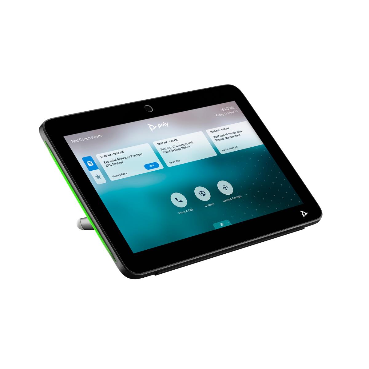 HP Tc10 Two-in-one Touch Panel Black For Room Scheduling And Meeting Control