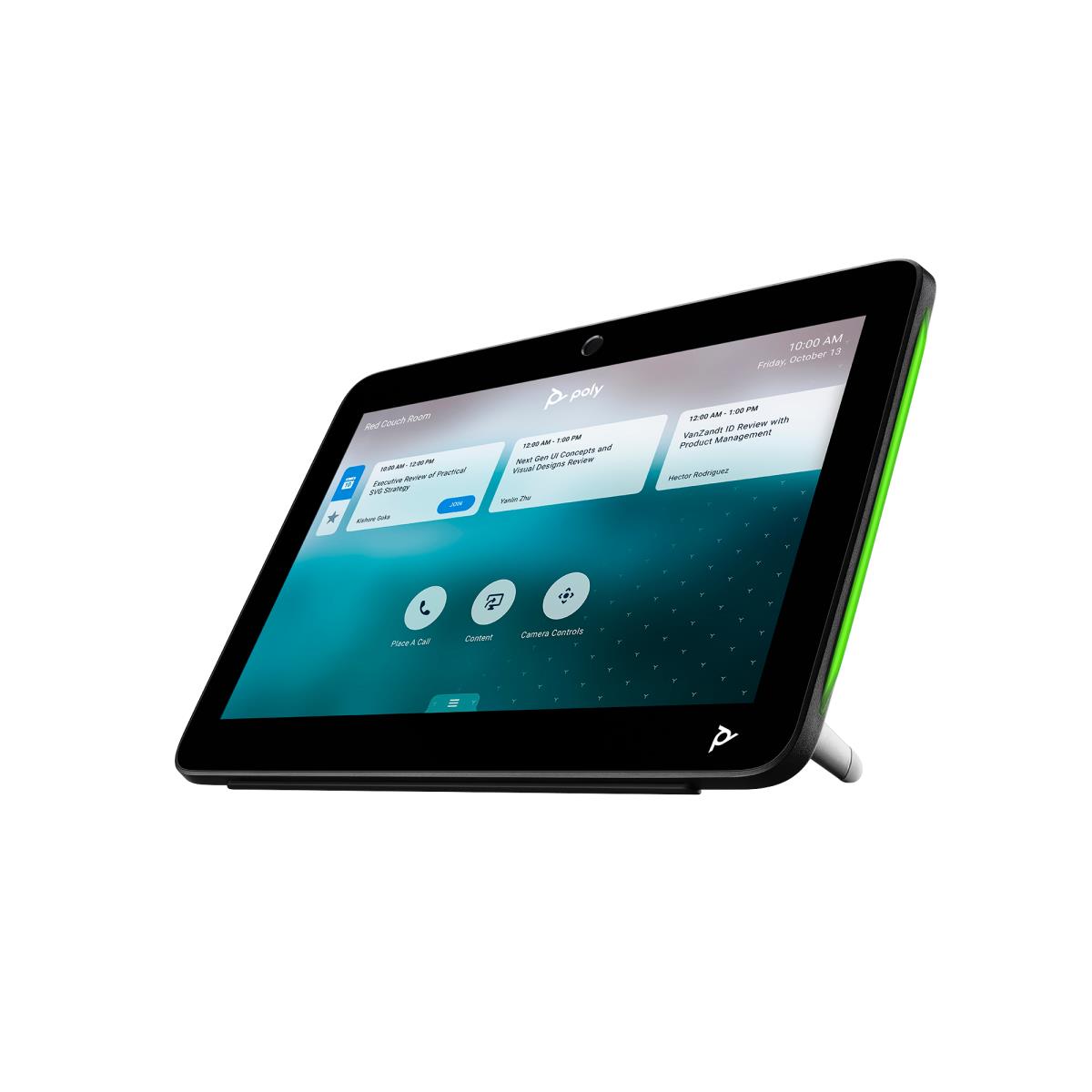 HP Tc10 Two-in-one Touch Panel Black For Room Scheduling And Meeting Control