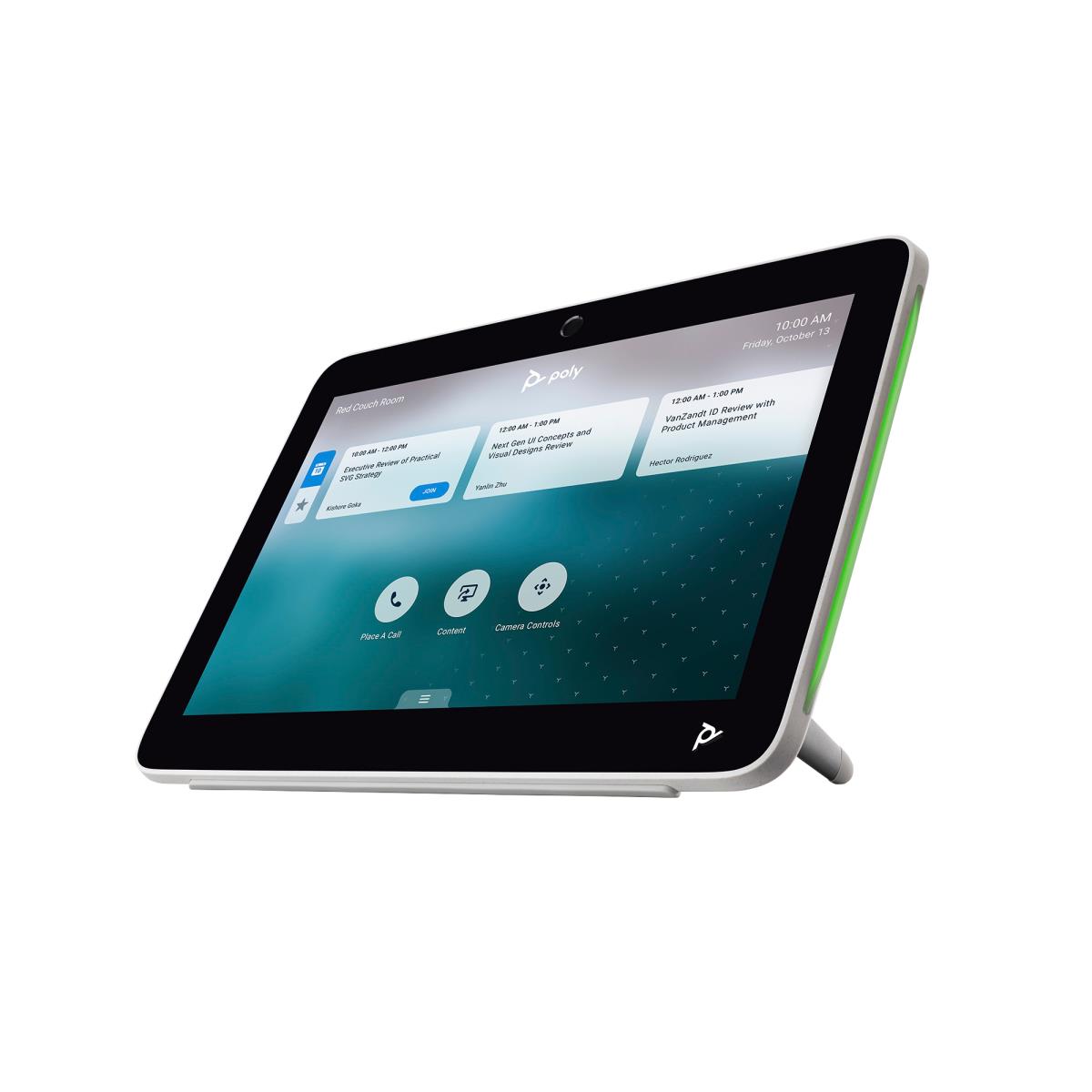 HP Tc10 Two-in-one Touch Panel White For Room Scheduling And Meeting Control