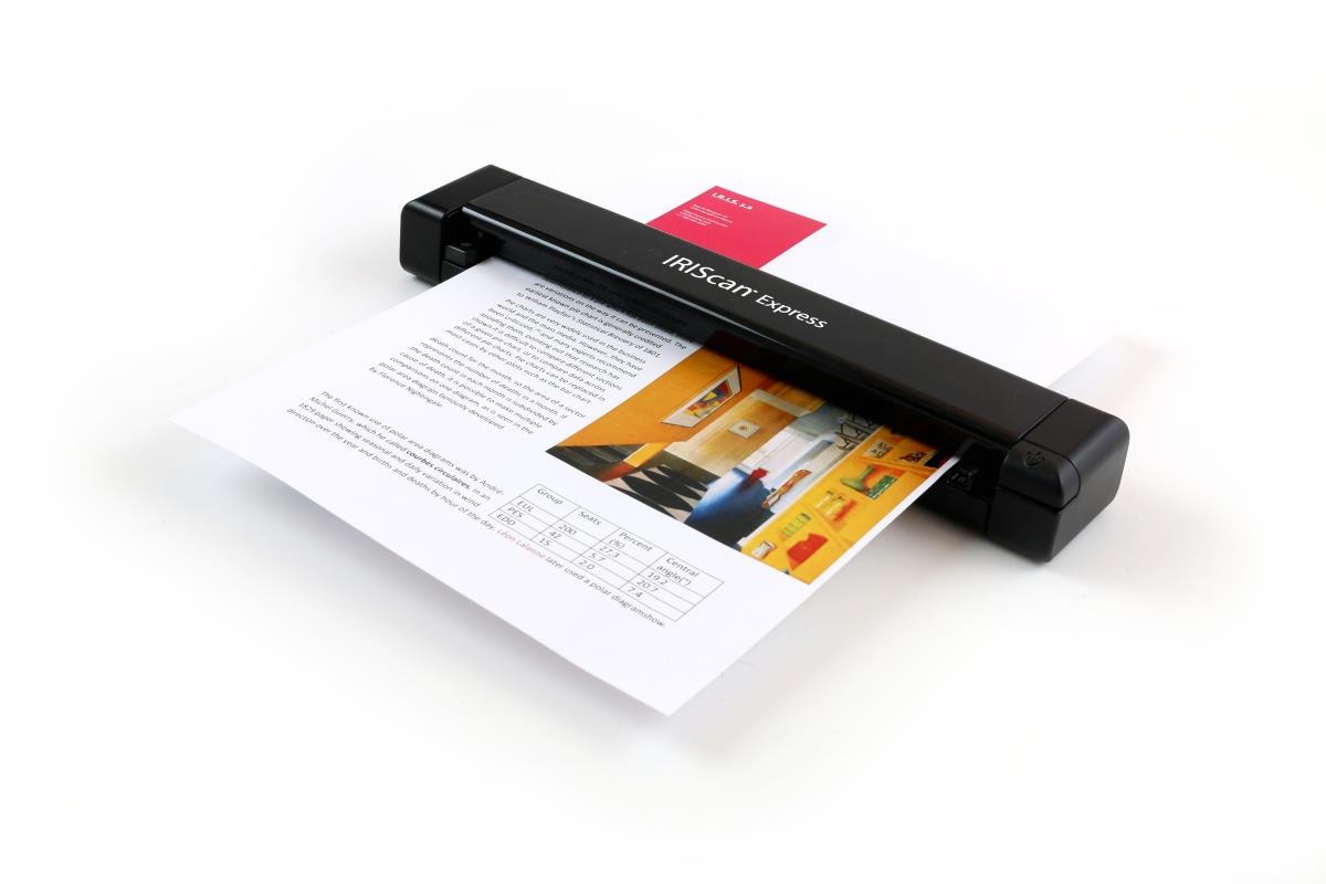 IRIS Iriscan Express 4 Portable Sheet Feed USB Scanner