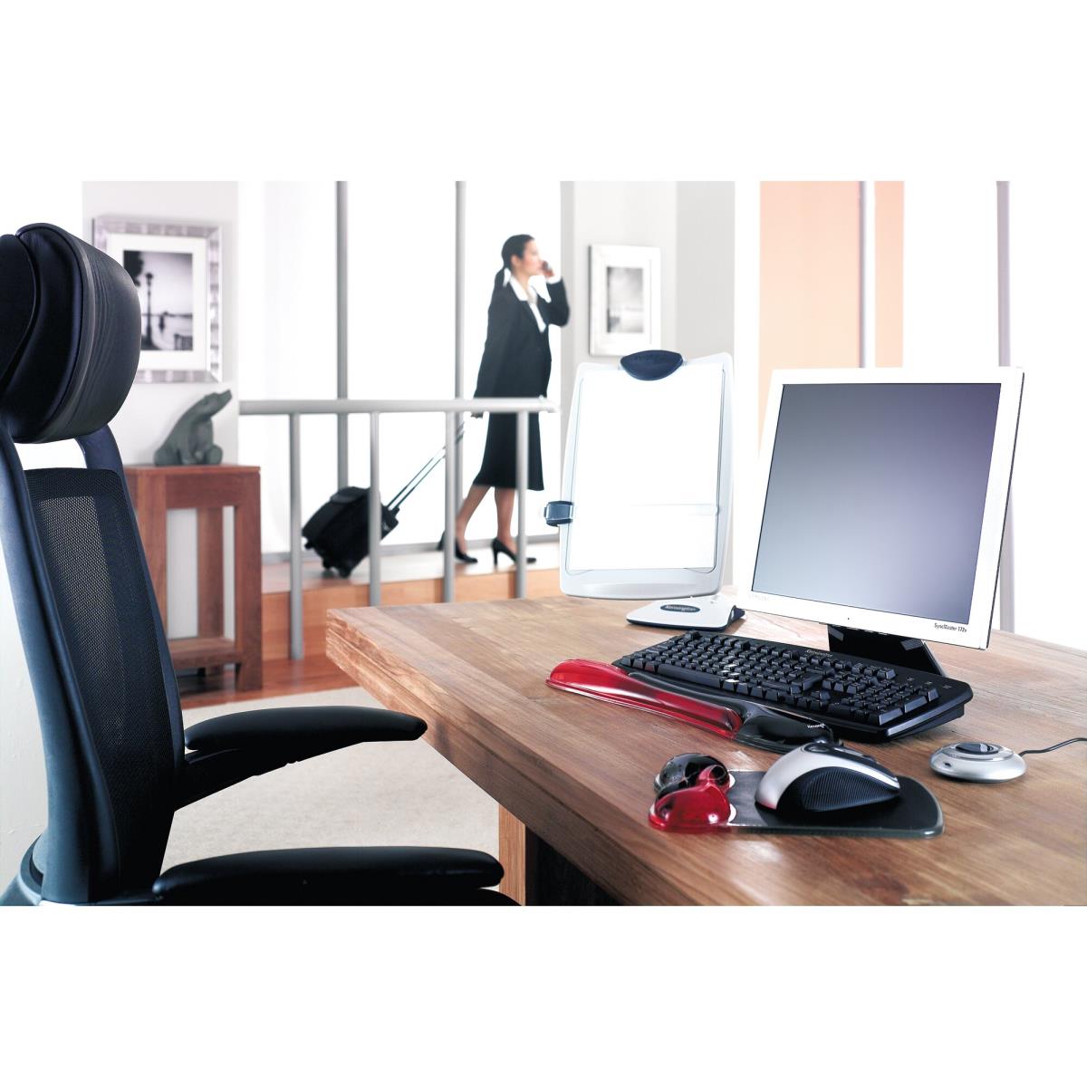 KENSINGTON Duo Gel Mouse Wristrest Wave Red / Black