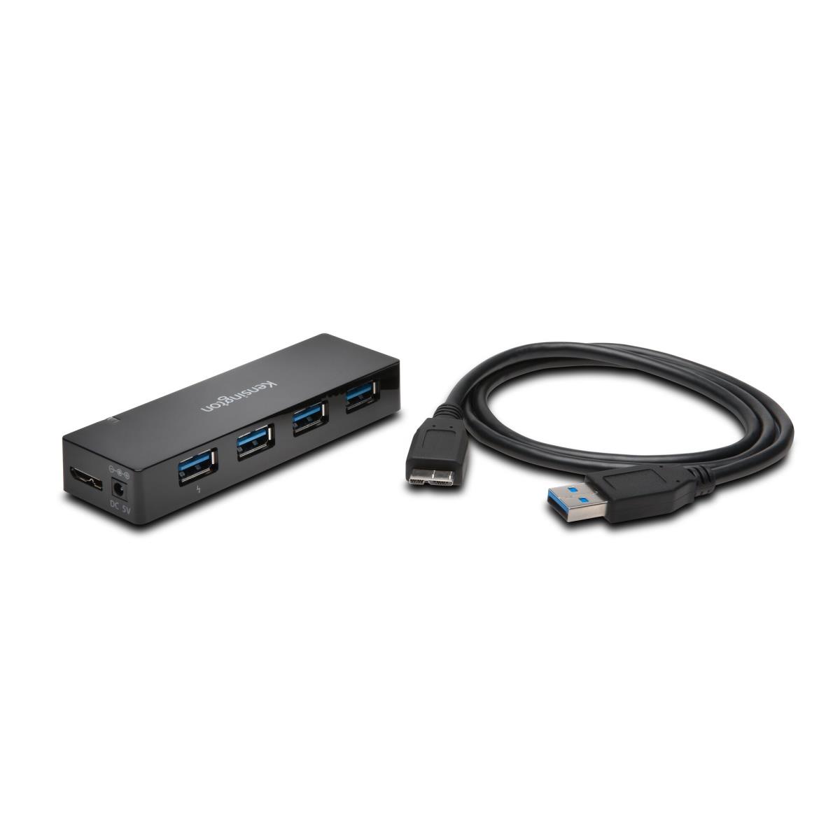 KENSINGTON USB 3.0 4 - Port Hub + Charging