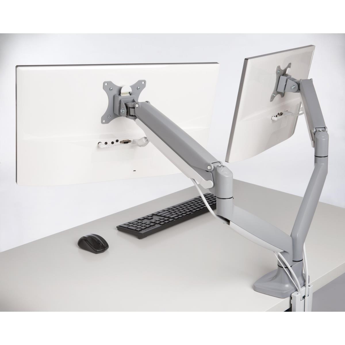 KENSINGTON Smartfit Height Adjustable Dual Monitor Arm