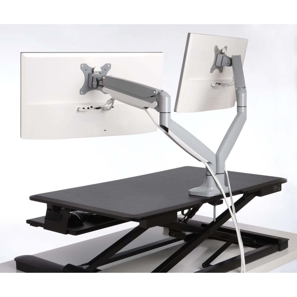 KENSINGTON Smartfit Height Adjustable Dual Monitor Arm