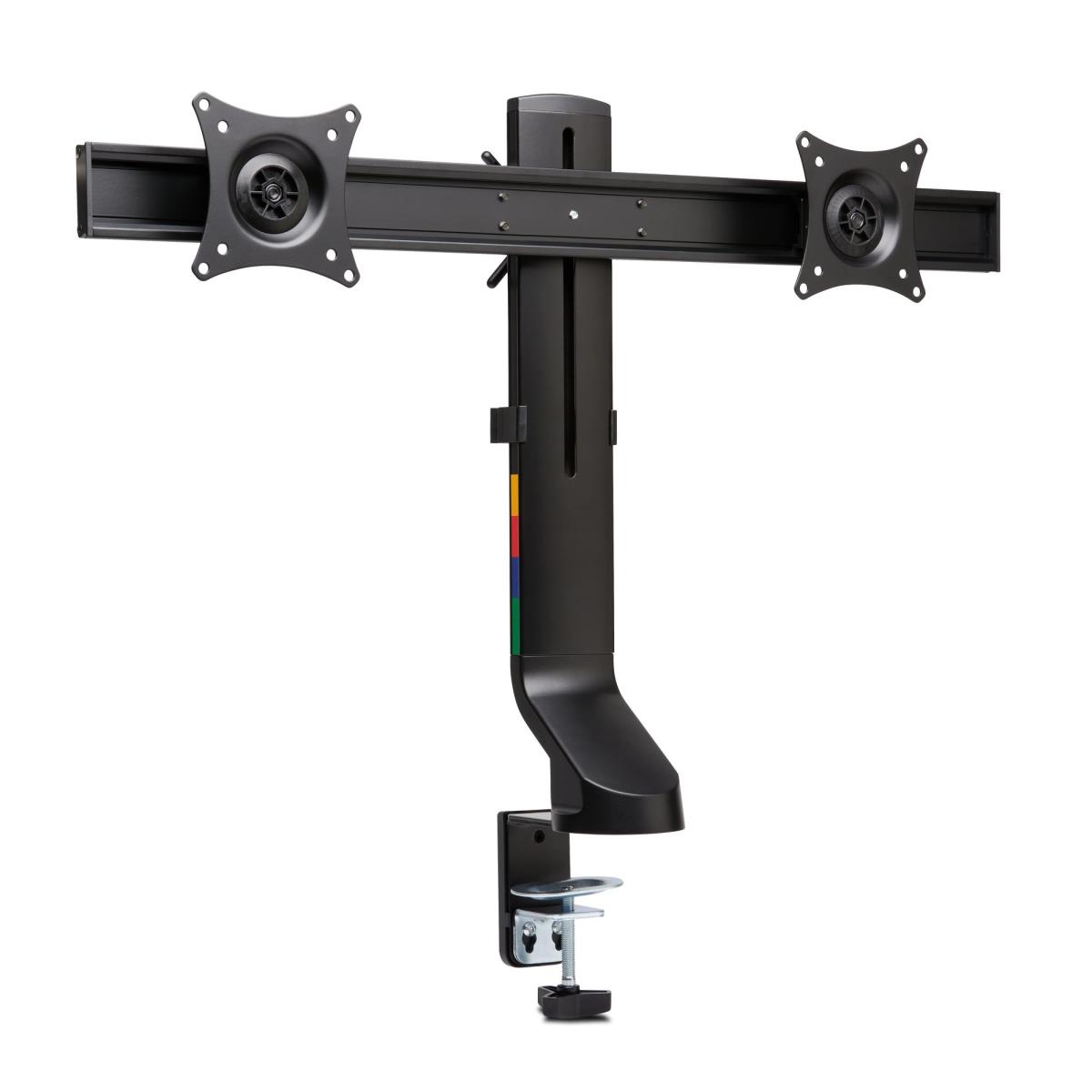 KENSINGTON Monitor Mount - Smartfit - Desk - 2 Monitor - Tilt/swivel/rotate - Up To 27in - Black