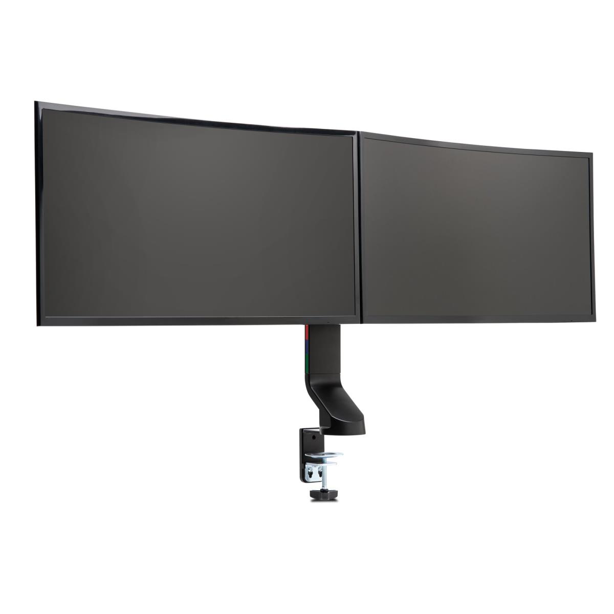 KENSINGTON Monitor Mount - Smartfit - Desk - 2 Monitor - Tilt/swivel/rotate - Up To 27in - Black