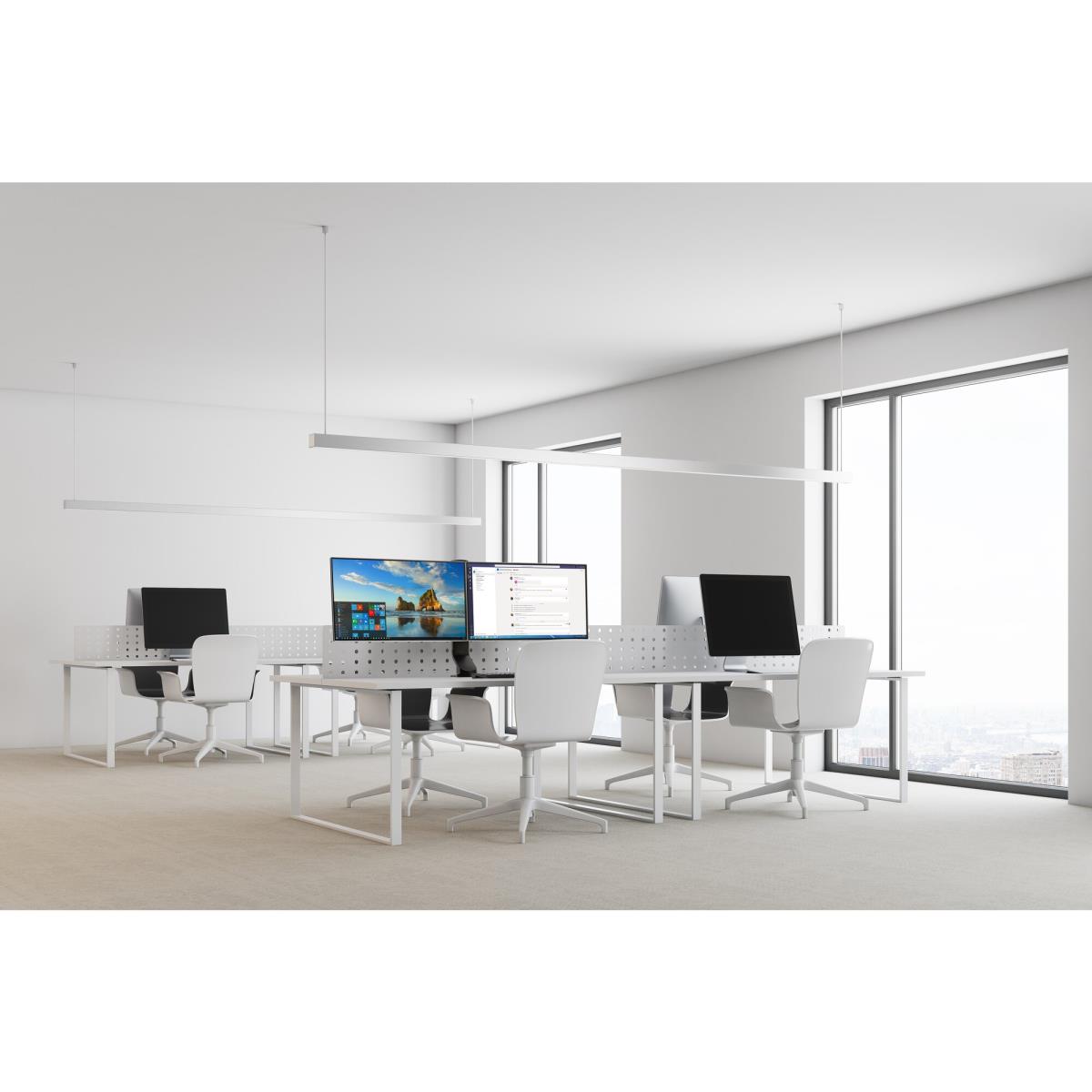 KENSINGTON Monitor Mount - Smartfit - Desk - 2 Monitor - Tilt/swivel/rotate - Up To 27in - Black