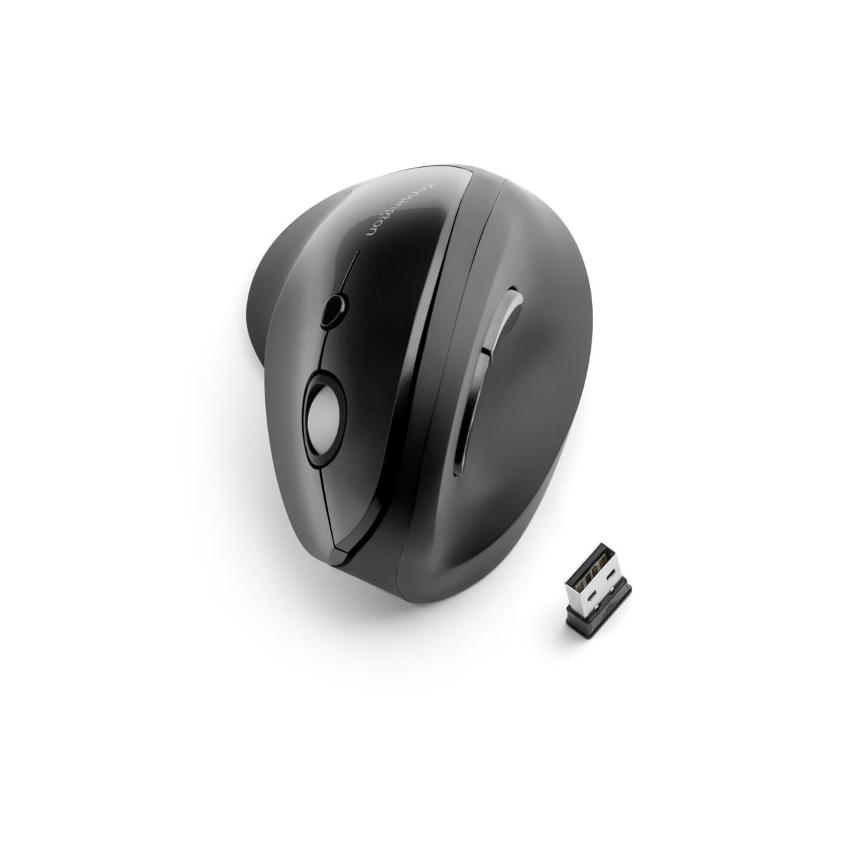 KENSINGTON Pro Fit Ergo Vertical Wireless Mouse - Black