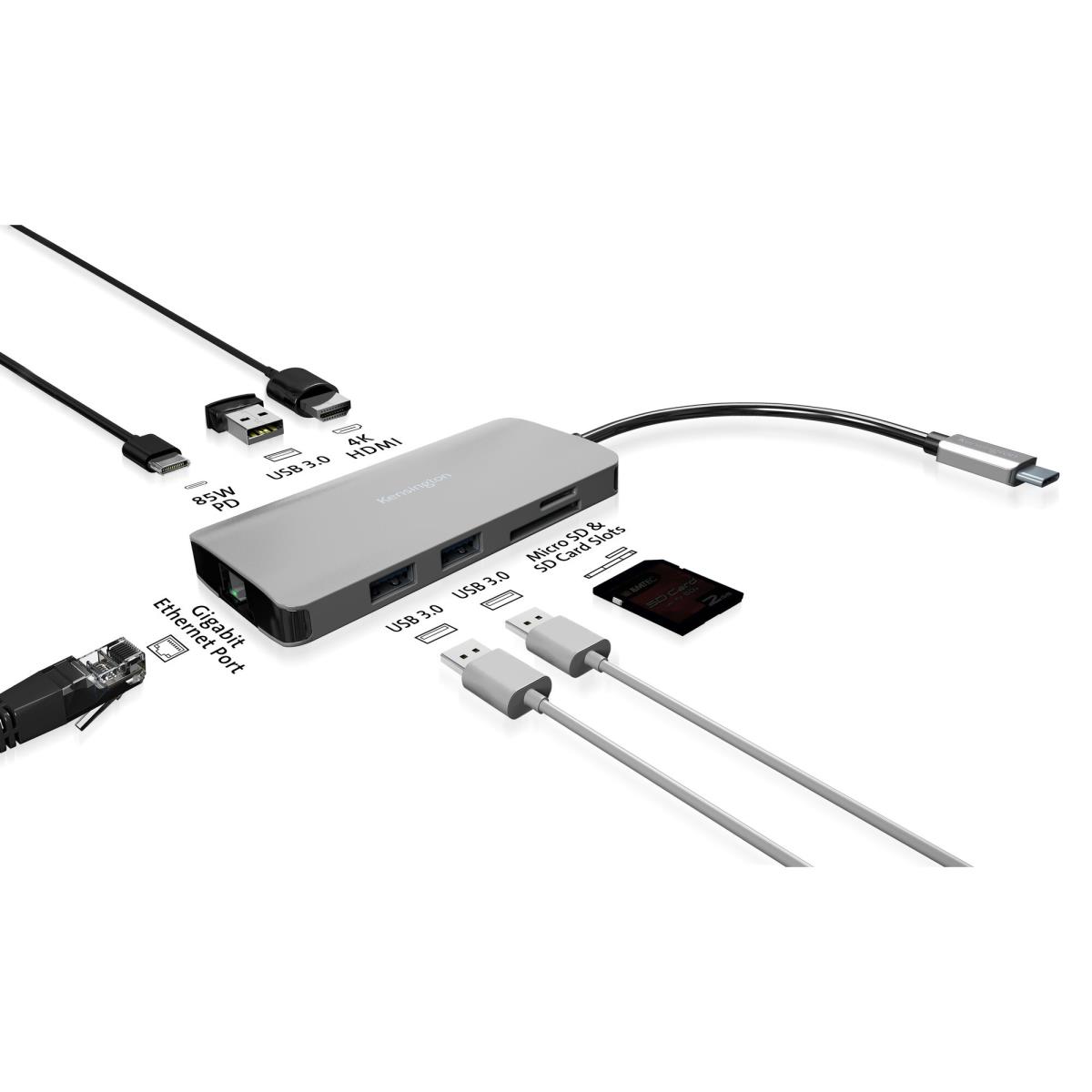 KENSINGTON USB-C Mobile Hub UH1400p
