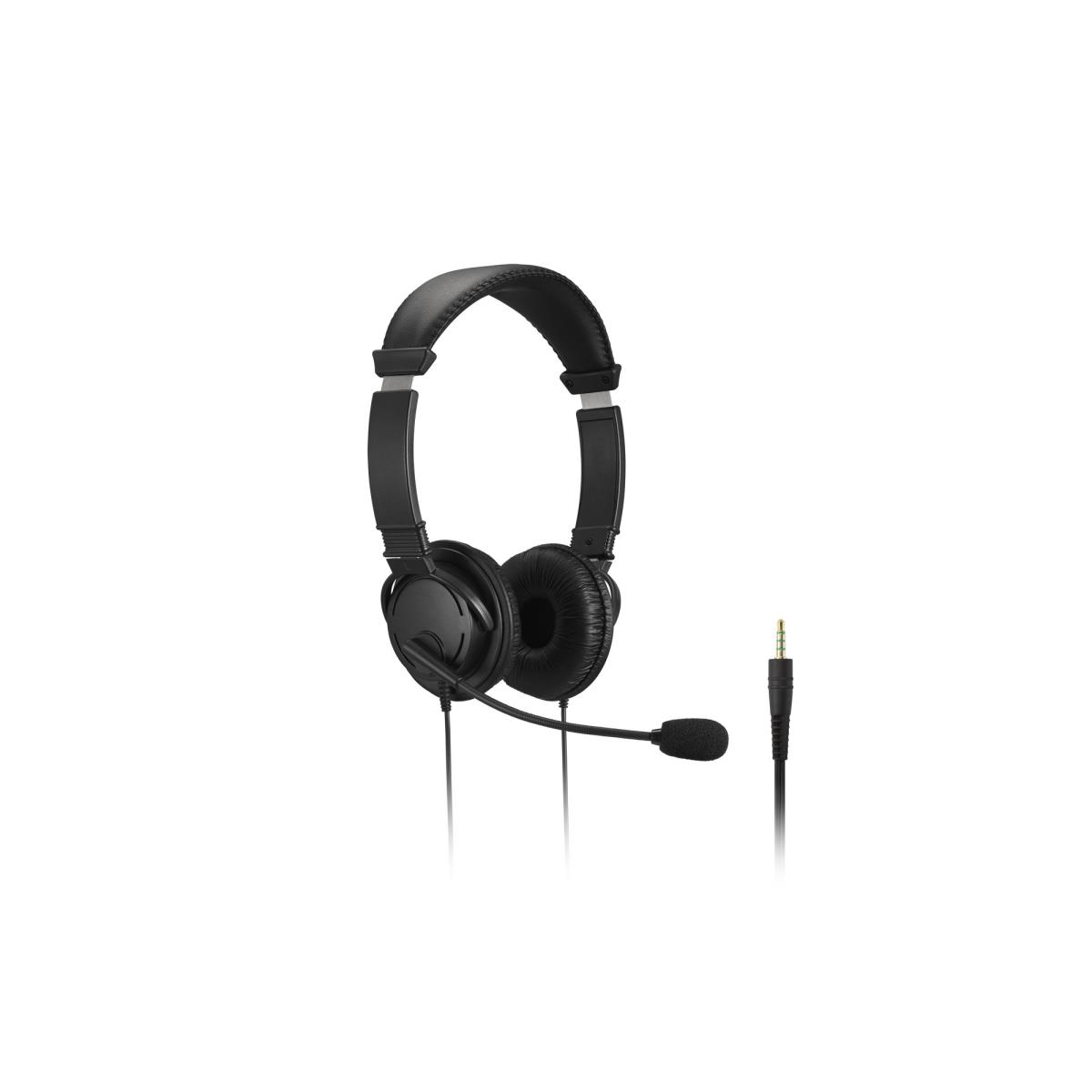 KENSINGTON Hi-fi Headphones With Mic - Headphones With Mic - On-ear - Wired - 3.5 Mm Jack