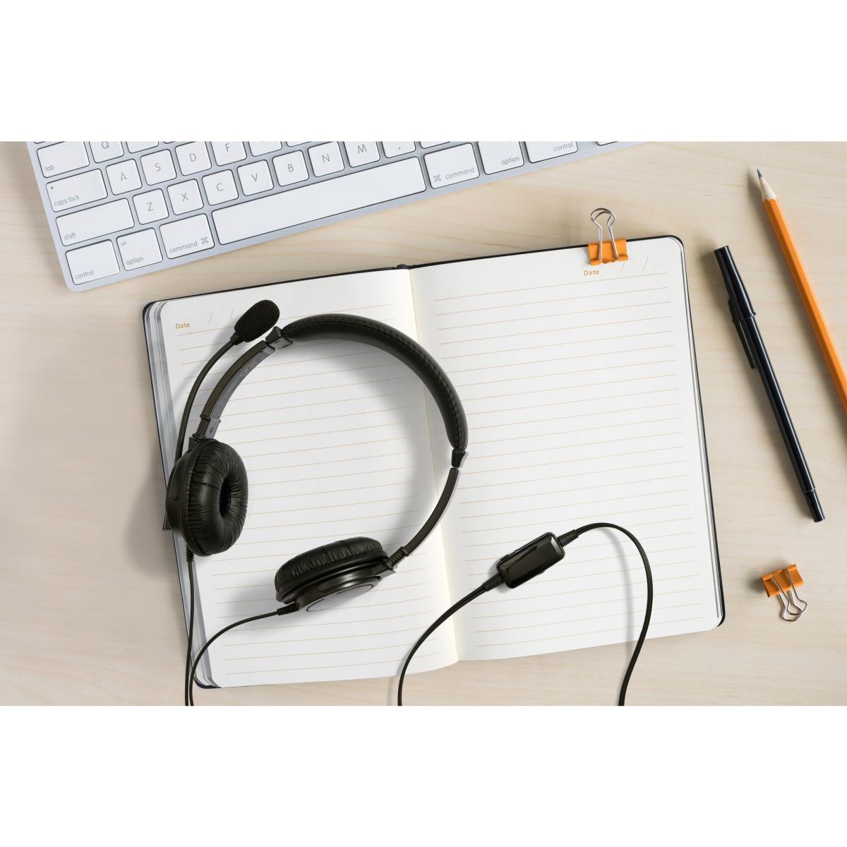 KENSINGTON Hi-fi Headphones With Mic - Headphones With Mic - On-ear - Wired - 3.5 Mm Jack