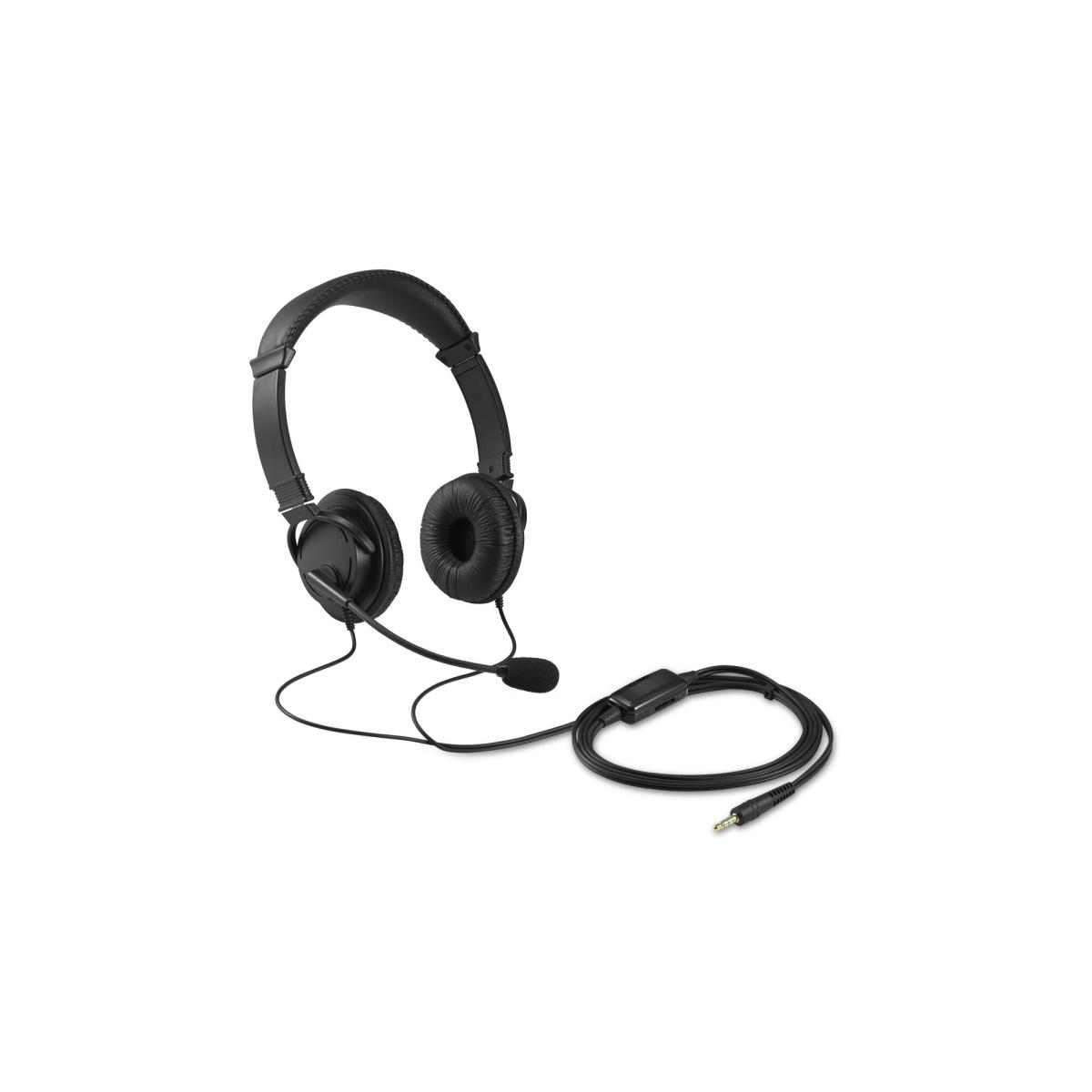 KENSINGTON Hi-fi Headphones With Mic - Headphones With Mic - On-ear - Wired - 3.5 Mm Jack