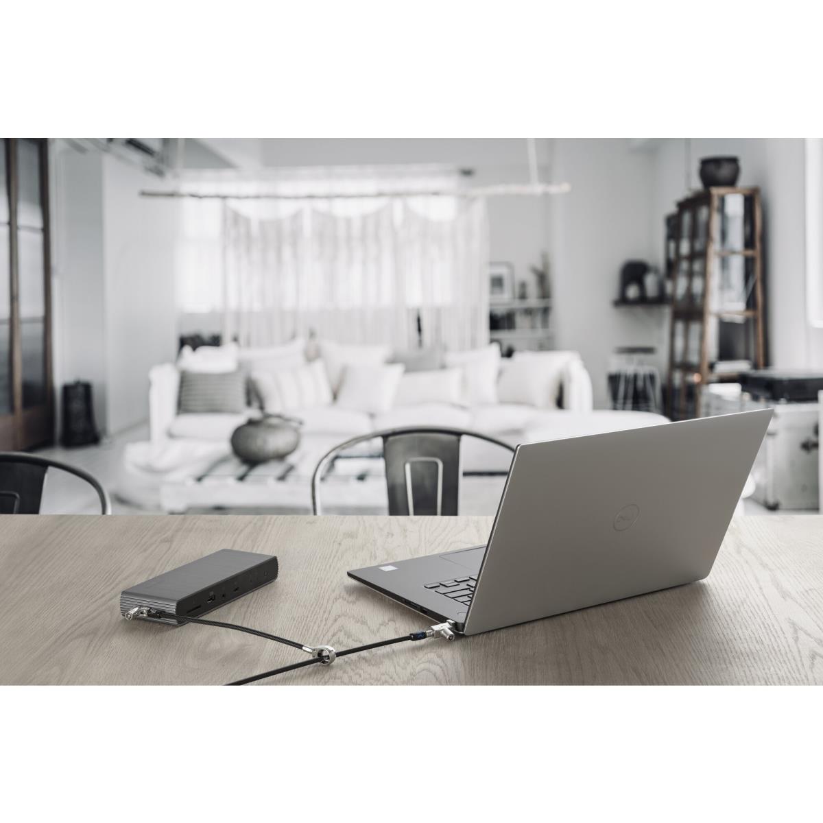 KENSINGTON Slim N17 2.0 Keyed Dual Head Laptop Lock for Wedge-Shaped Slots